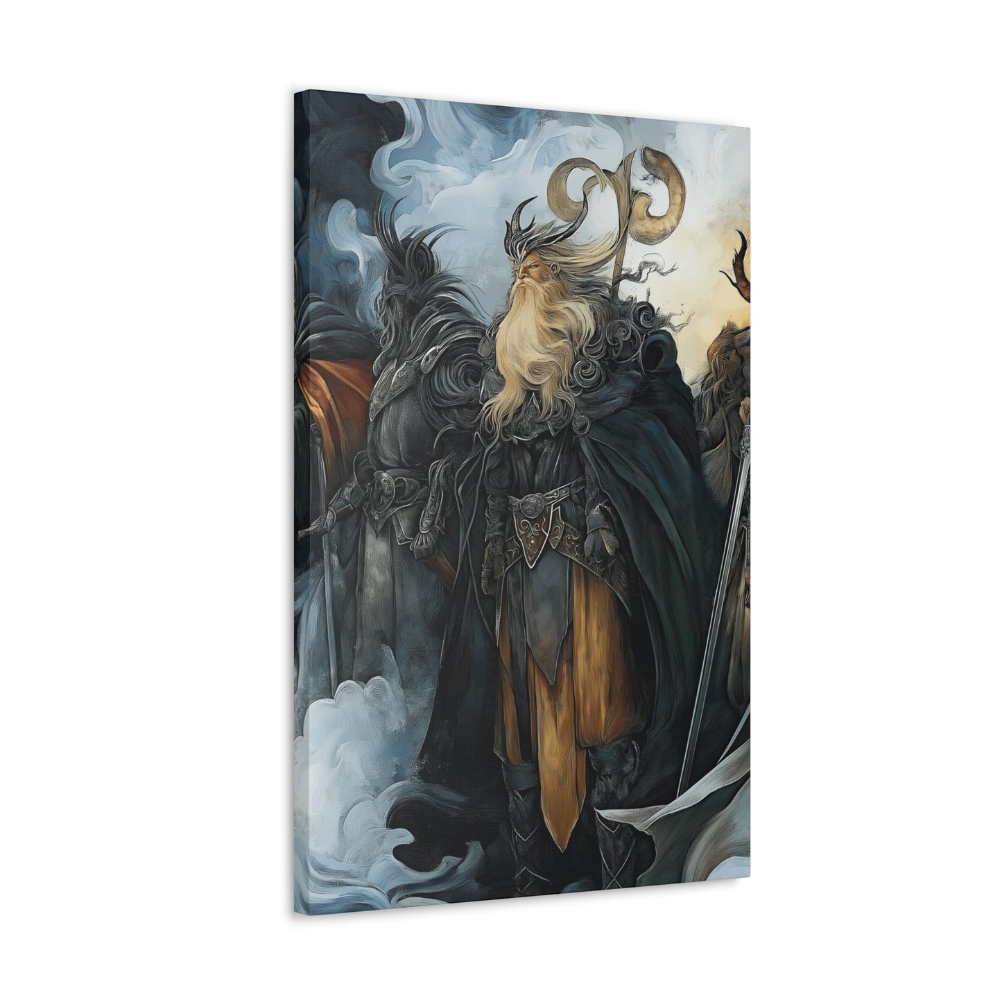 Canvas Wrap Warrior Leader Wall Art