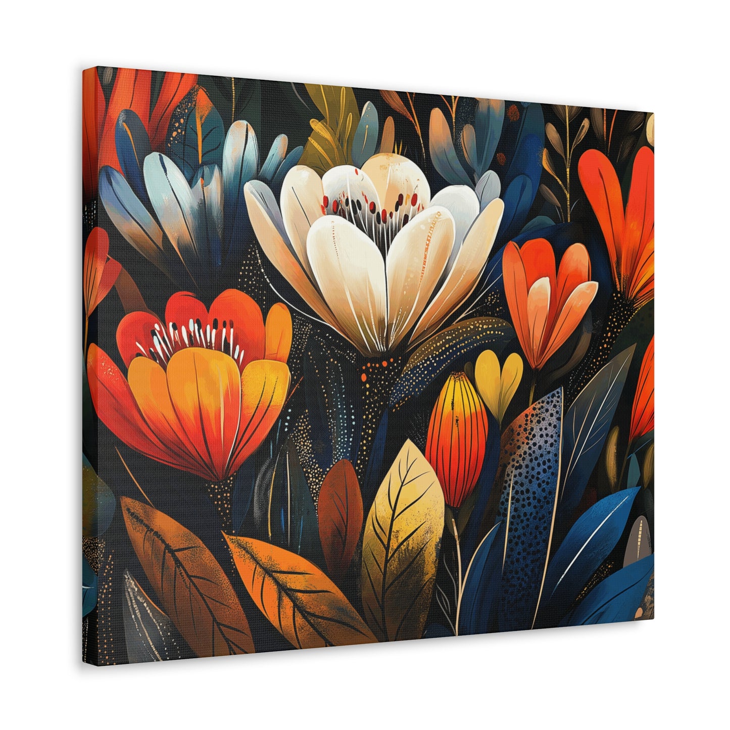 Canvas Gallery Wraps - Wow Cacti Flowers Wall Art