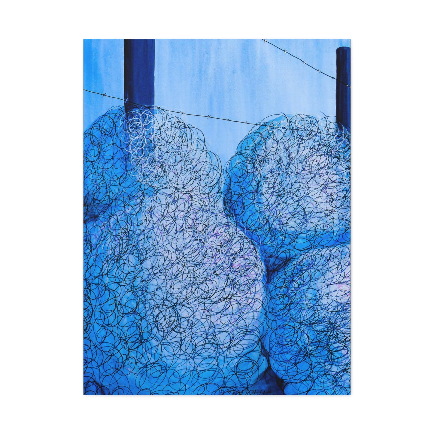 Blue Tumbleweed Canvas Gallery Wraps