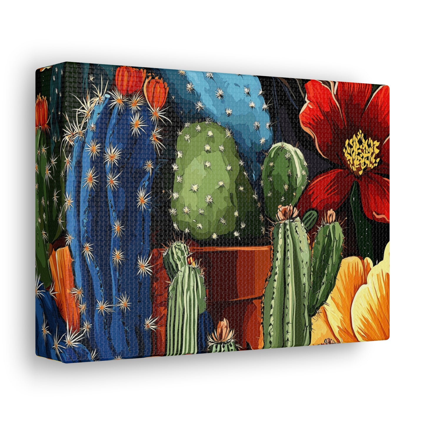 Canvas Wall Art - Cacti Gathering - smaller sizes