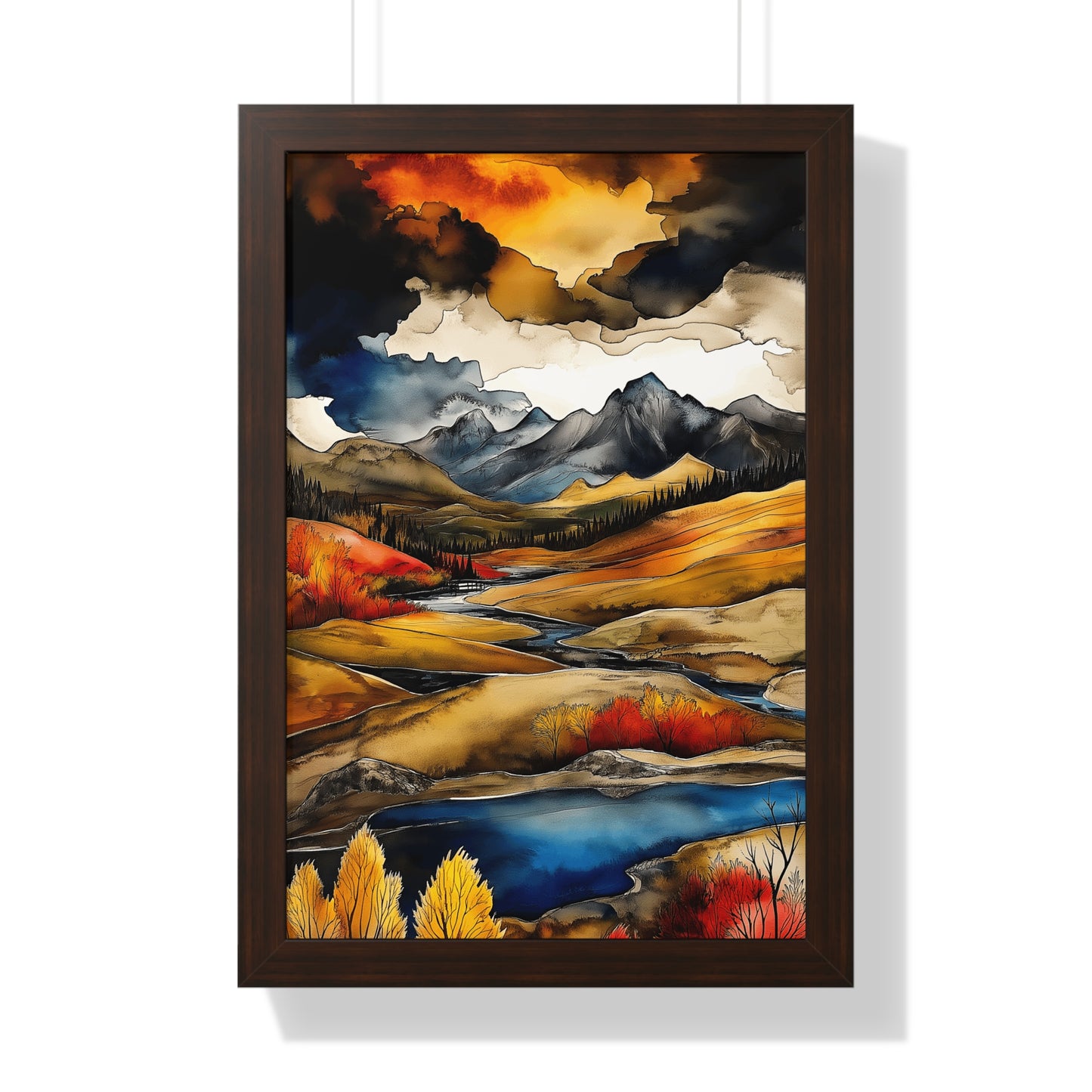 Vertical Poster - Majestic Mountains 2