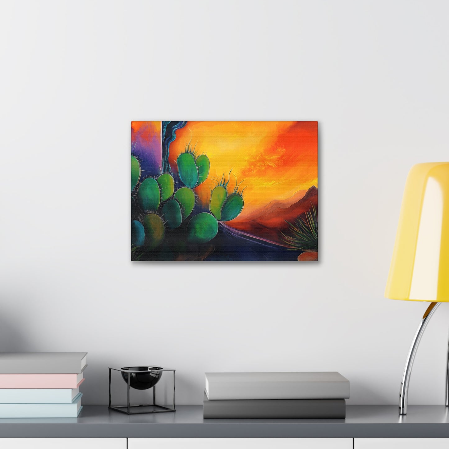 Canvas Gallery Wraps - Cacti Storm Rising