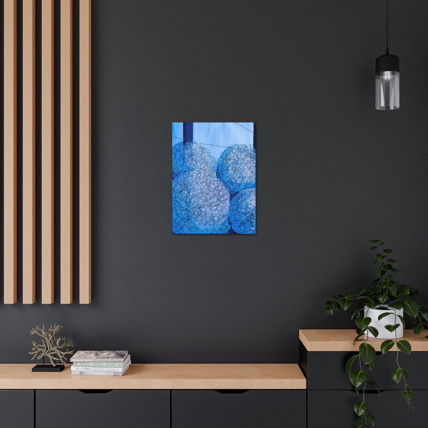 Blue Tumbleweed Canvas Gallery Wraps