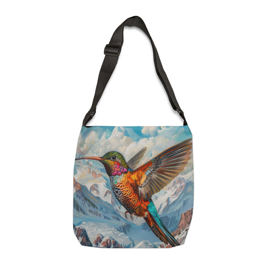 Hummingbird Adjustable Tote Bag