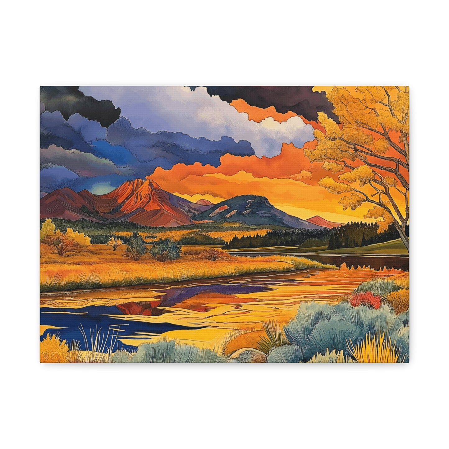 Canvas Gallery Wraps - Colorado Landscape in Glorious Colors