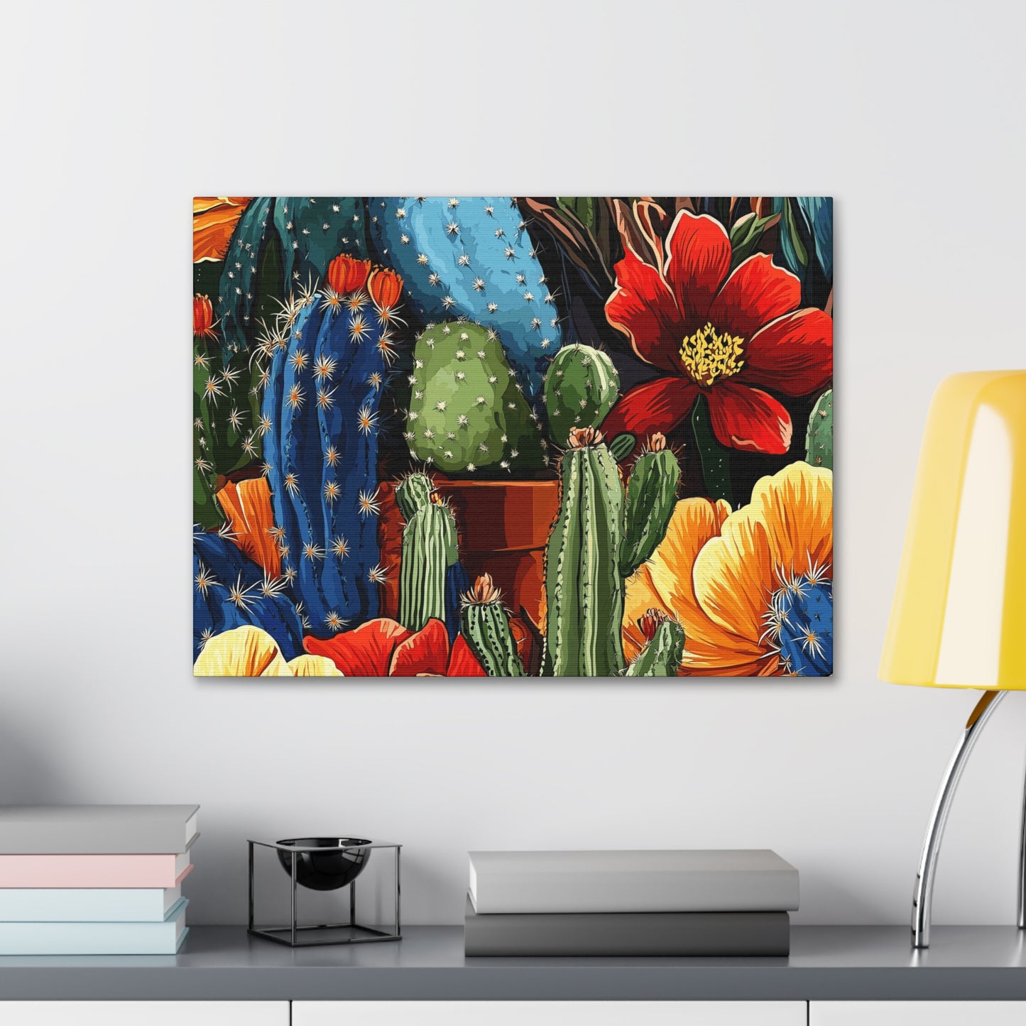 Canvas Wall Art - Cacti Gathering - smaller sizes