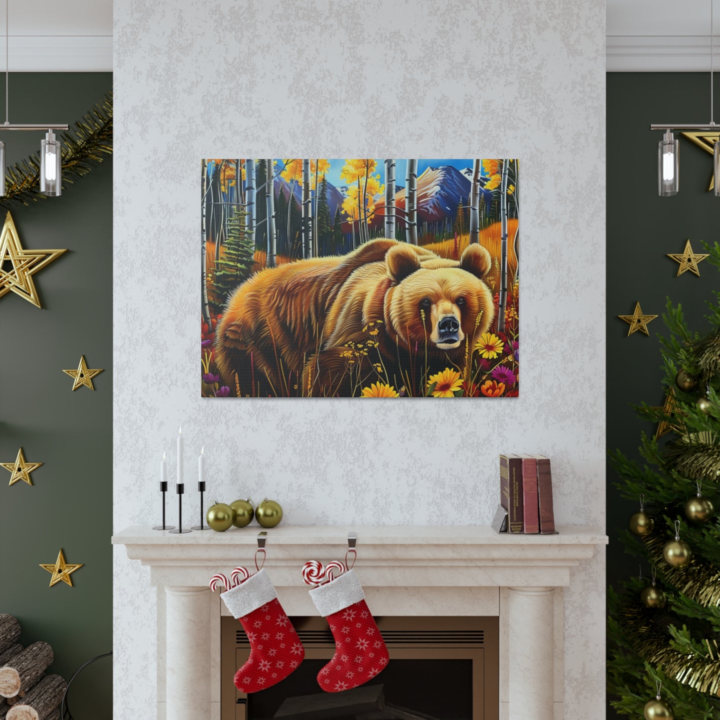 CO Brown Bear Aspens 1a Canvas Gallery Wraps