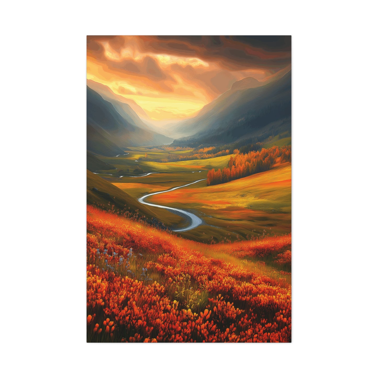 Canvas Gallery Wraps - Rocky Mt Valley #1