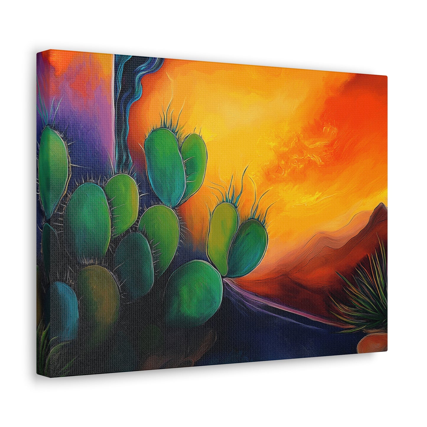 Canvas Gallery Wraps - Cacti Storm Rising