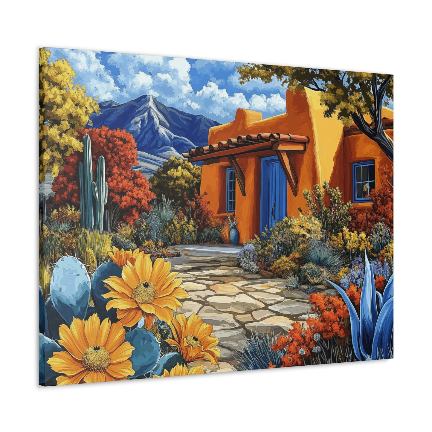 Canvas Gallery Wraps - New Mexico Echoes Casa 16 Wall Decor