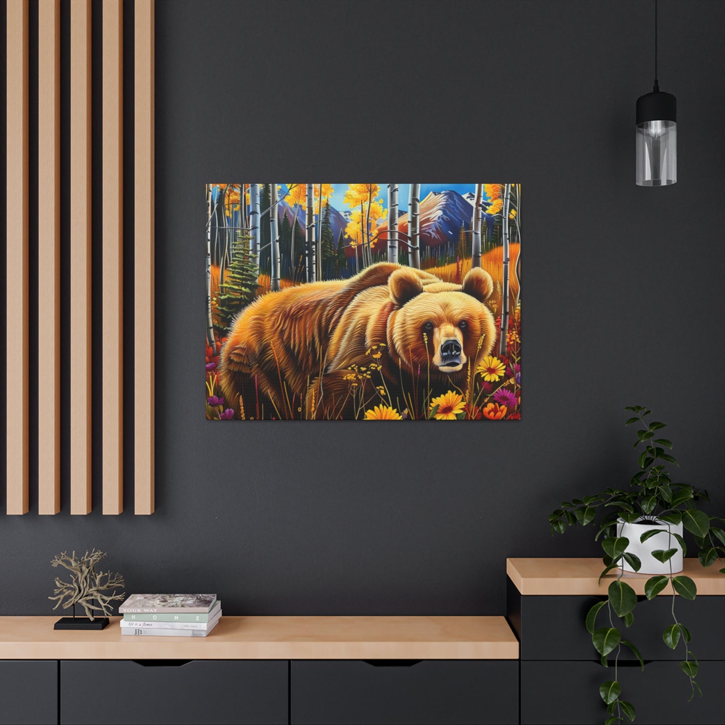 CO Brown Bear Aspens 1a Canvas Gallery Wraps