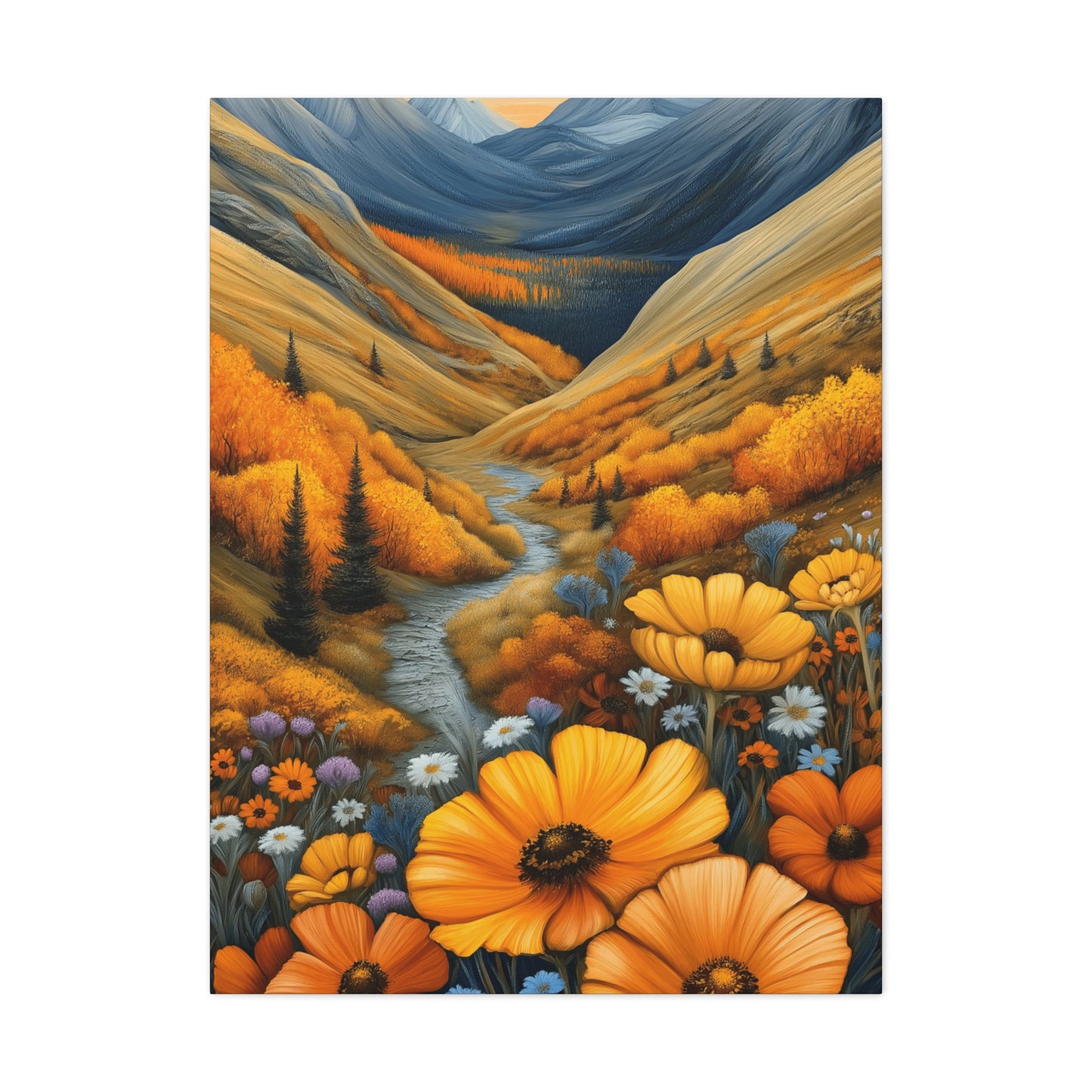 Canvas Gallery Wraps - Rocky Mountain Valley #2