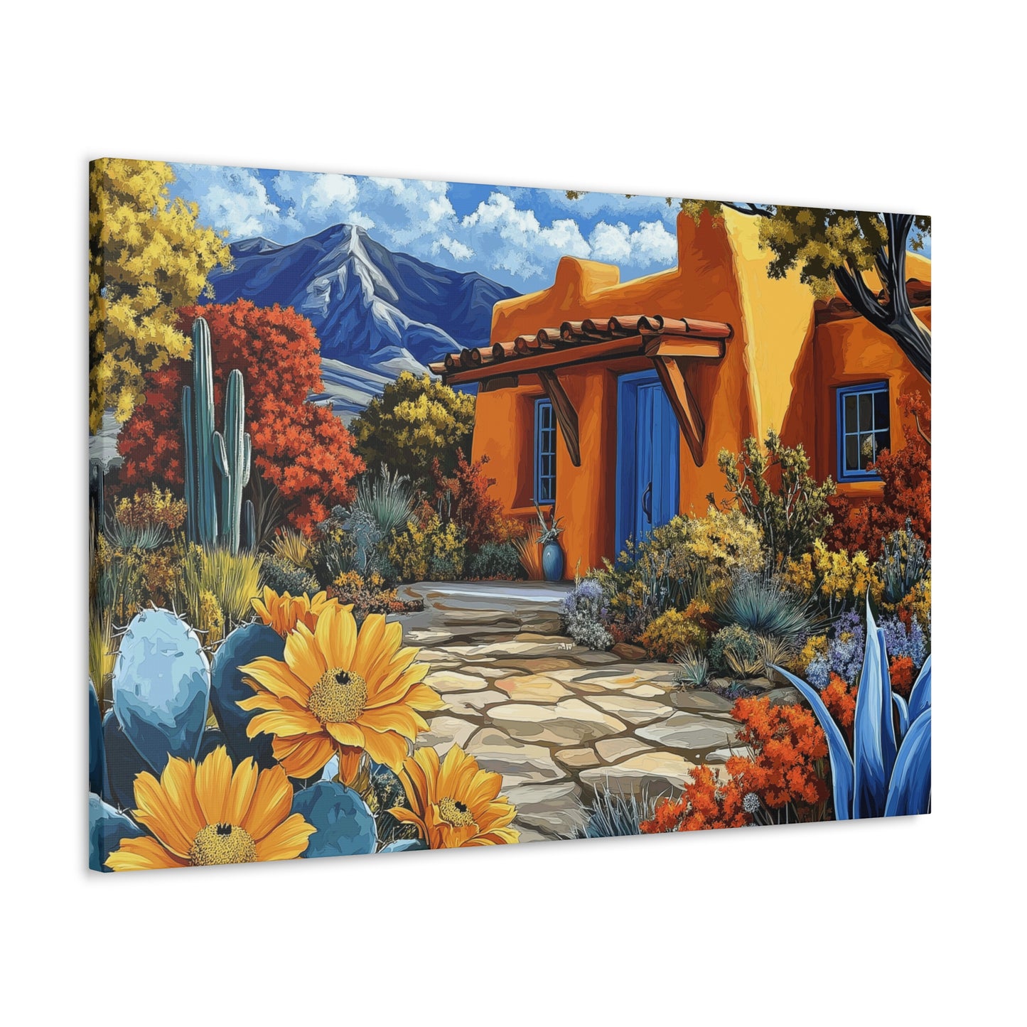 Canvas Gallery Wraps - New Mexico Echoes Casa 16 Wall Decor