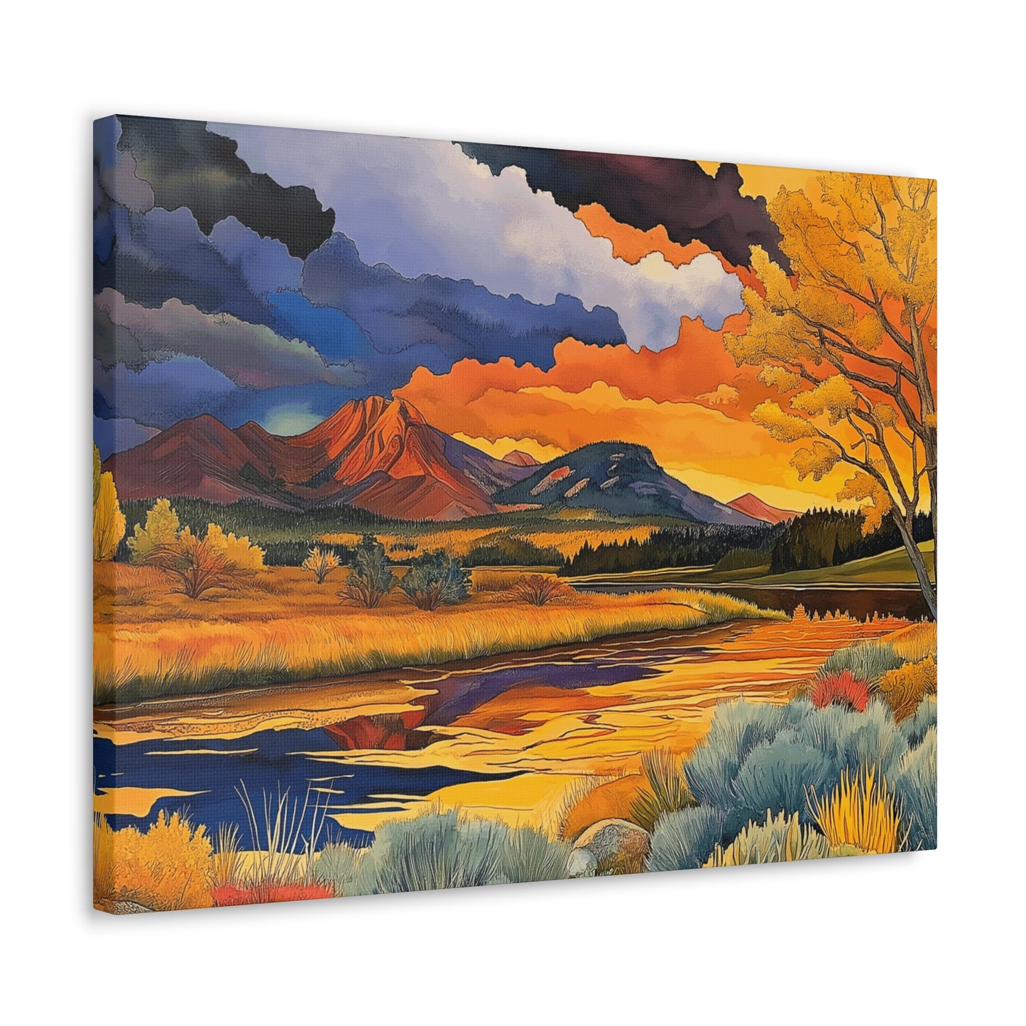 Canvas Gallery Wraps - Colorado Landscape in Glorious Colors