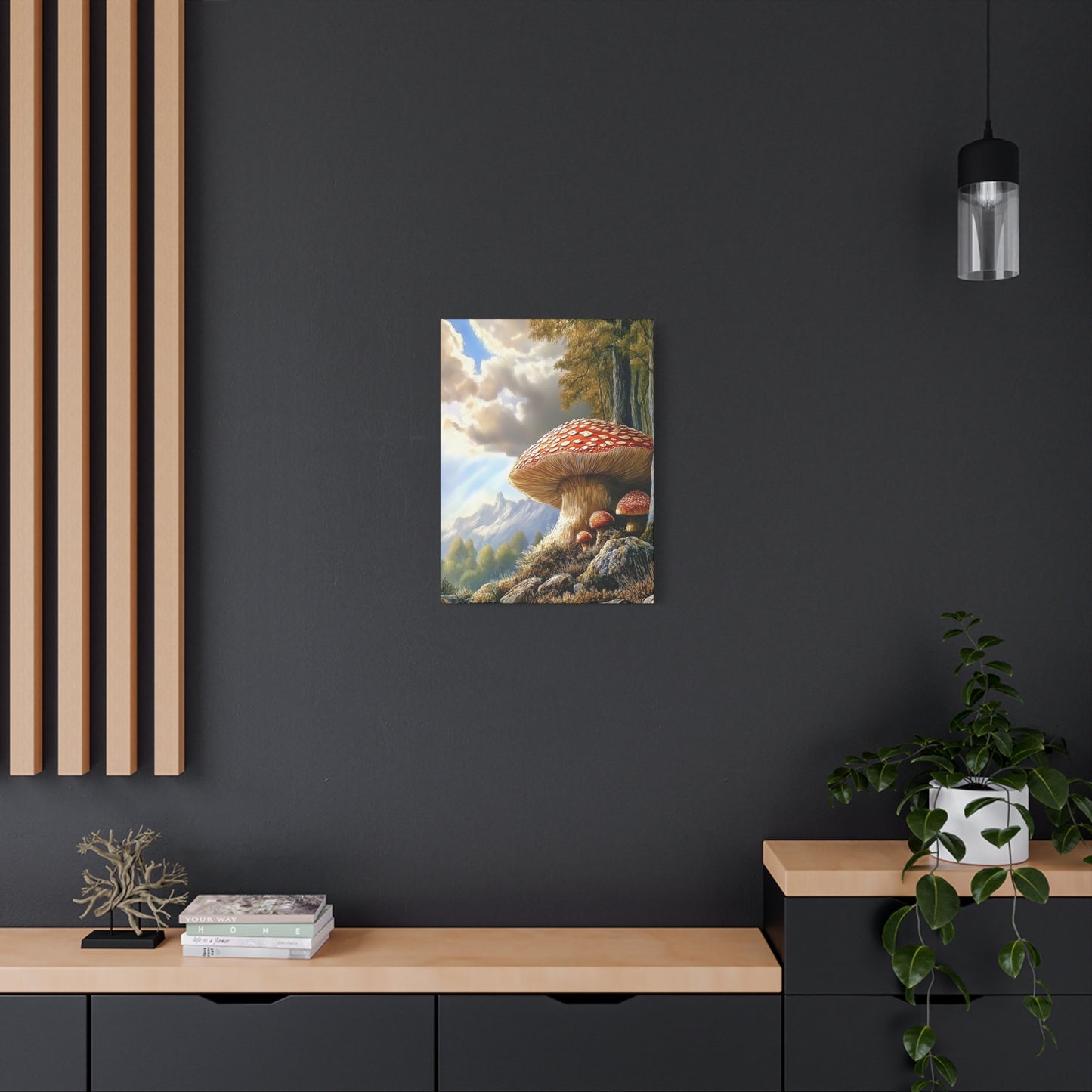 Canvas Print - Giant Mushrooms in the Rockies
