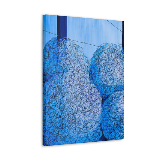 Blue Tumbleweed Canvas Gallery Wraps