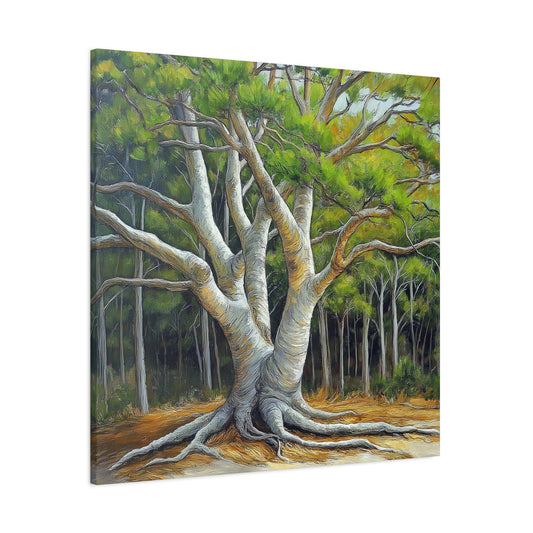 Canvas Wall Art - Pondering Pine Tree VI
