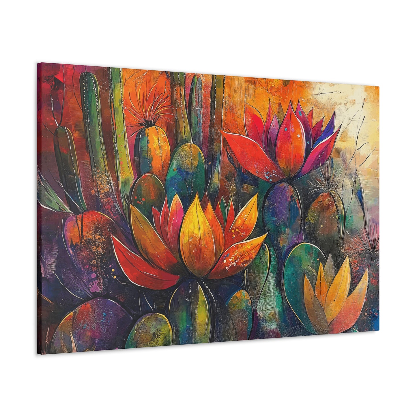 Canvas Gallery Wraps Cacti B 11