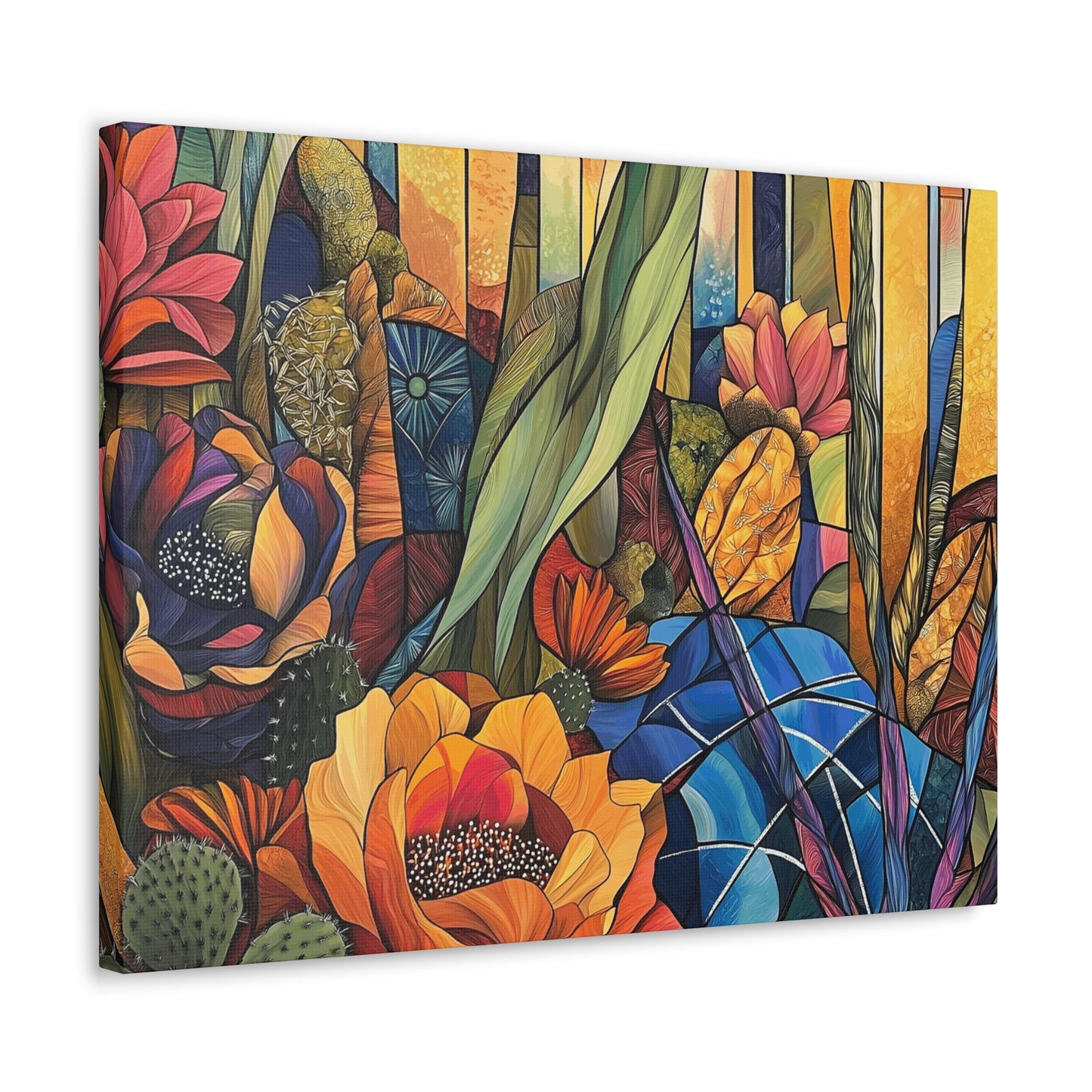 Canvas Gallery Wraps Cactus Flowers Everywhere 12