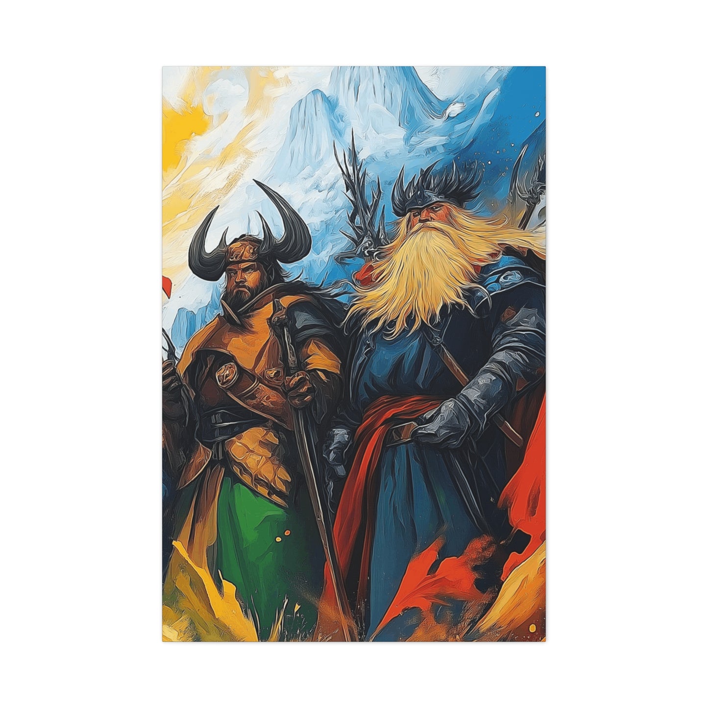 Canvas Gallery Wraps - Warriors 22 Wall Art