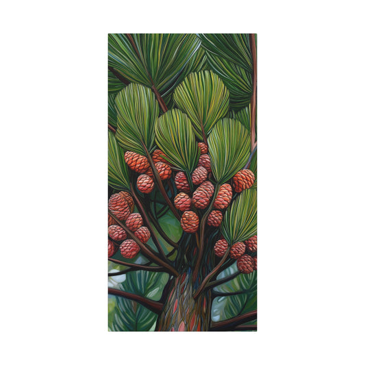 Canvas Wall Art - Tall Pine Tree