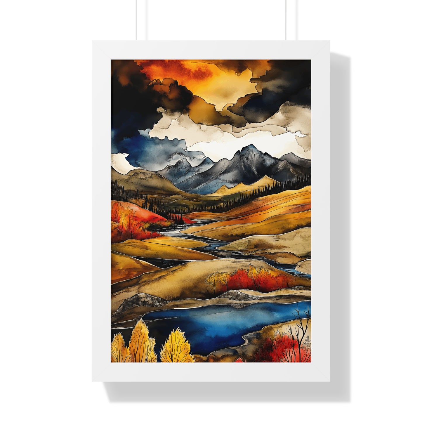 Vertical Poster - Majestic Mountains 2