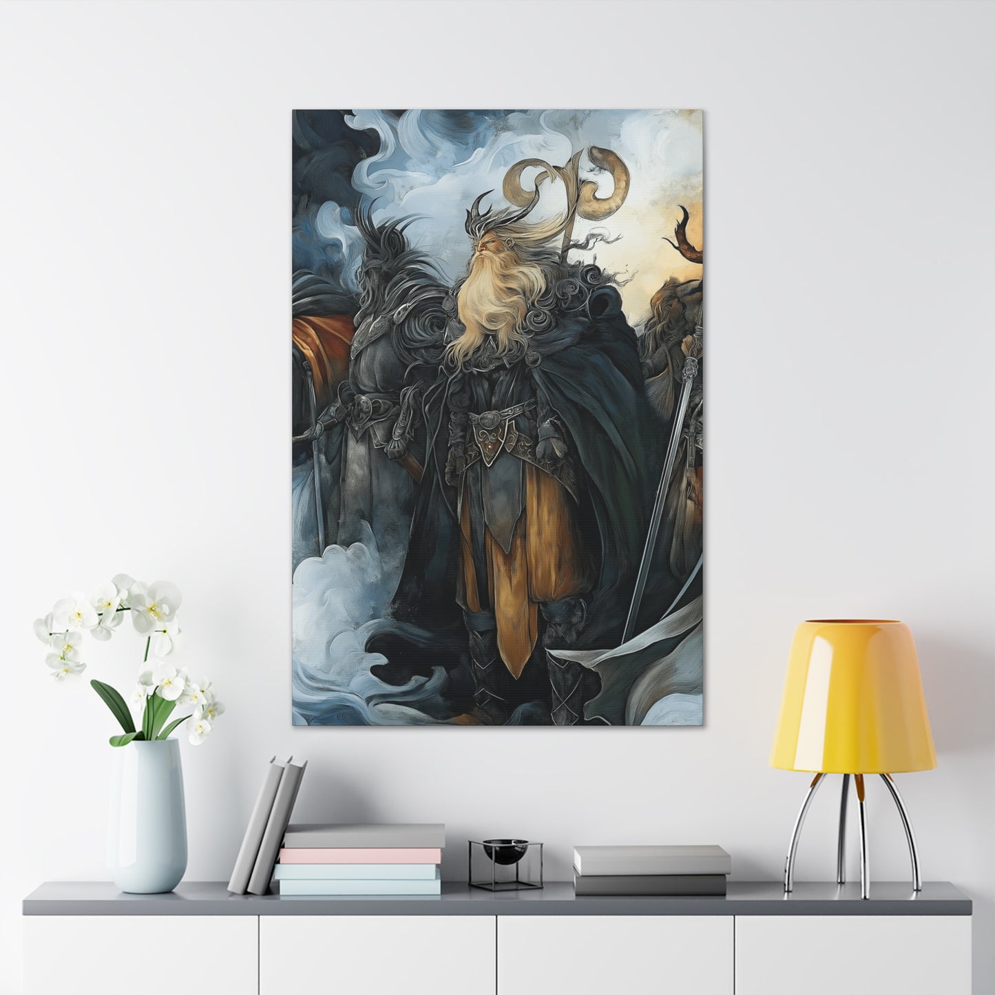 Canvas Wrap Warrior Leader Wall Art