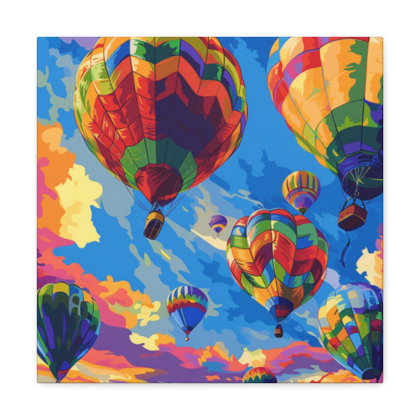 Hot Air Balloon v1 Canvas Gallery Wraps