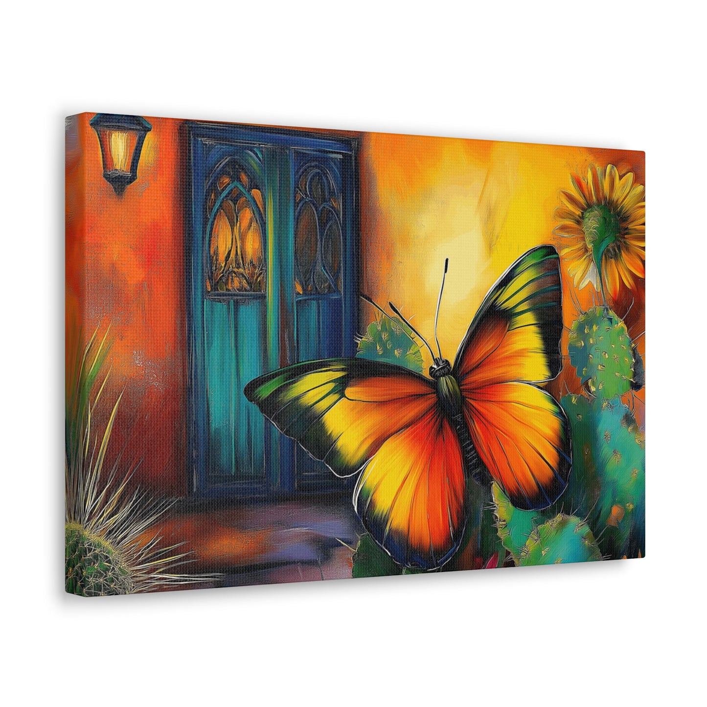 Canvas Gallery Wraps Southwest Butterfly Wall Art