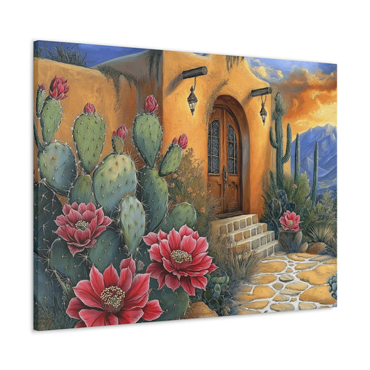 Canvas Gallery Wraps - Cacti in Bloom Home Decor