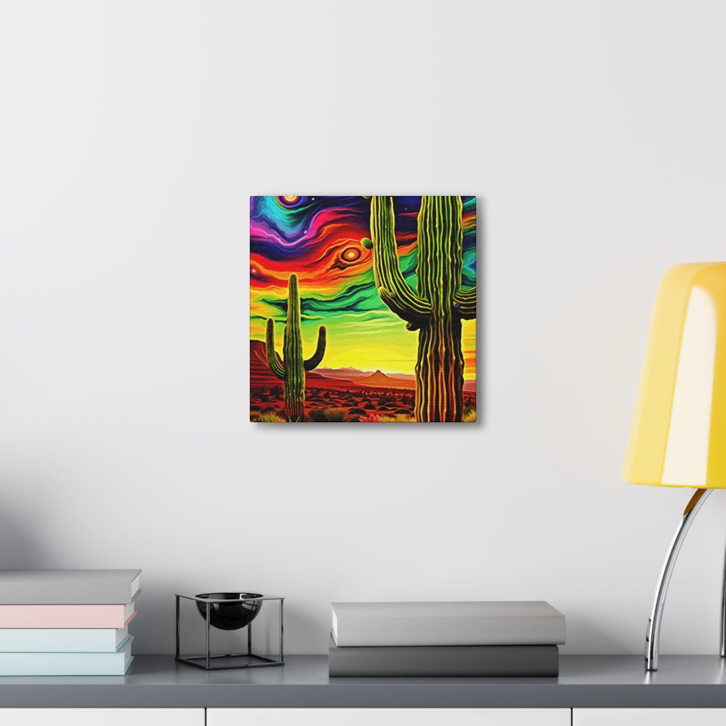 Cactus Sky 1 Canvas Gallery Wrap