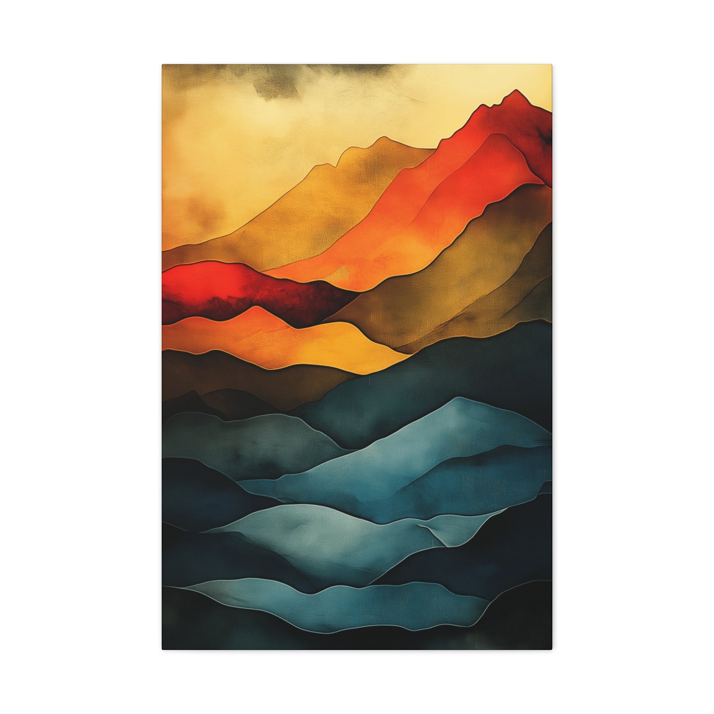 Canvas Prints Bold Expression Mountains