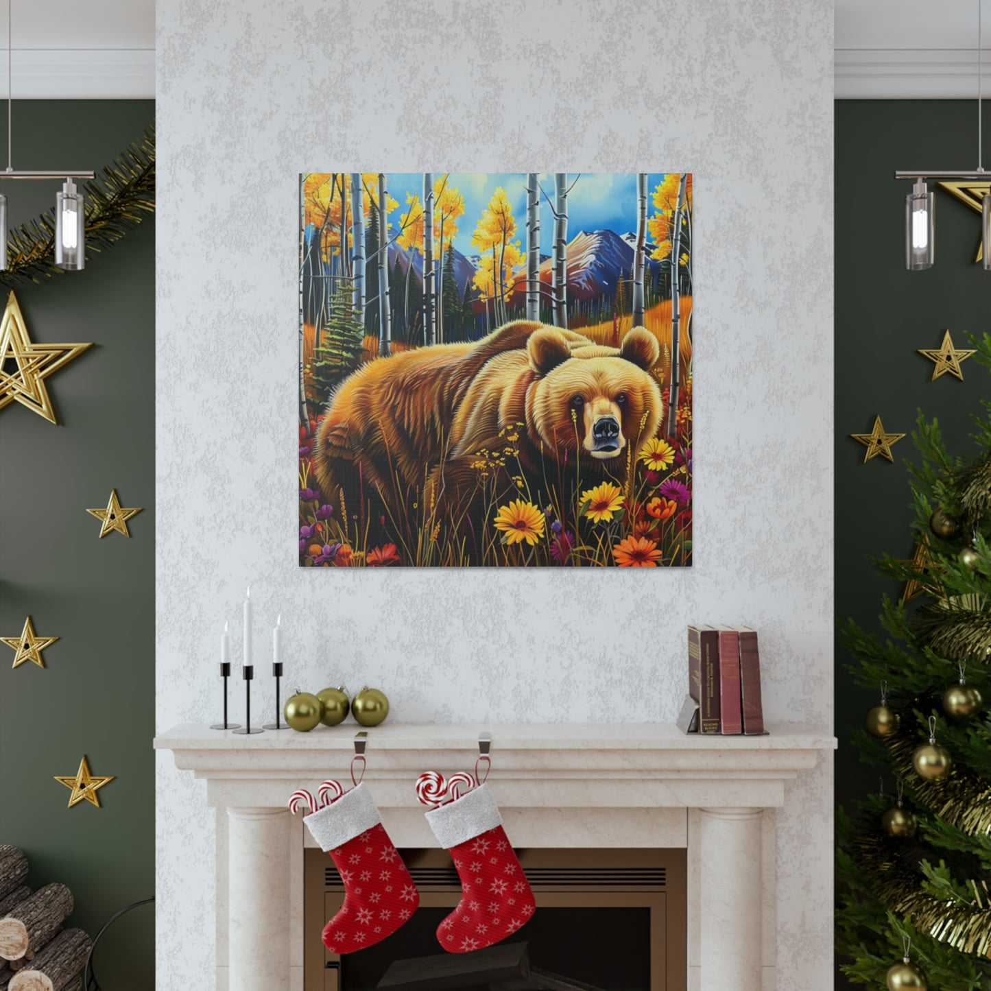 CO Brown Bear Aspens 1a Canvas Gallery Wraps