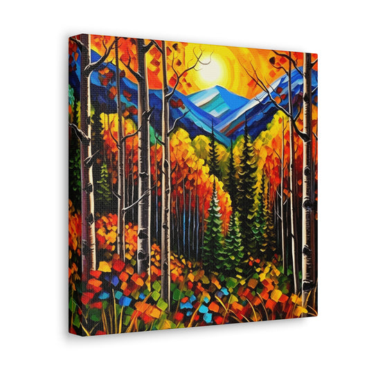 Canvas Gallery Wraps - Colorado Fall in the Mountains