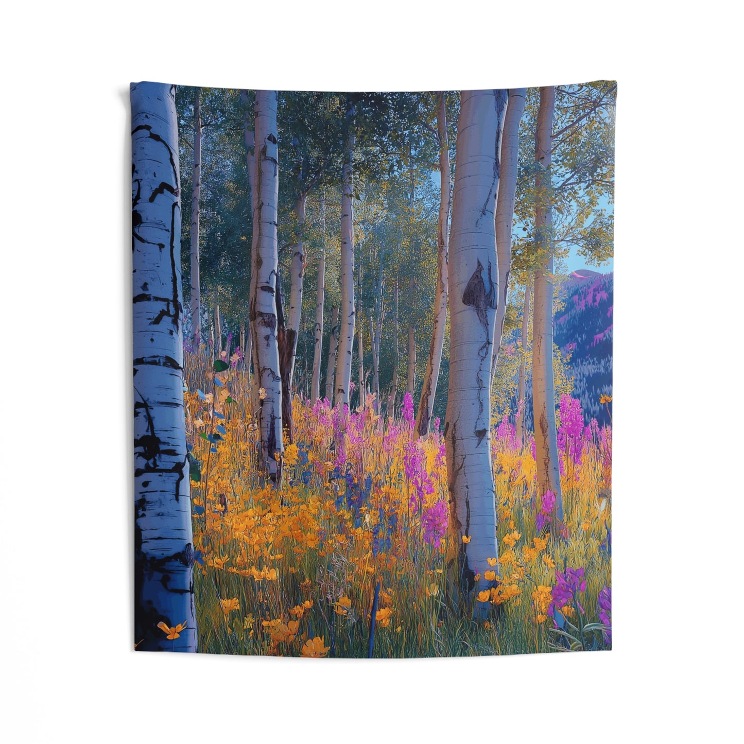 Aspen Pink Indoor Wall Tapestry