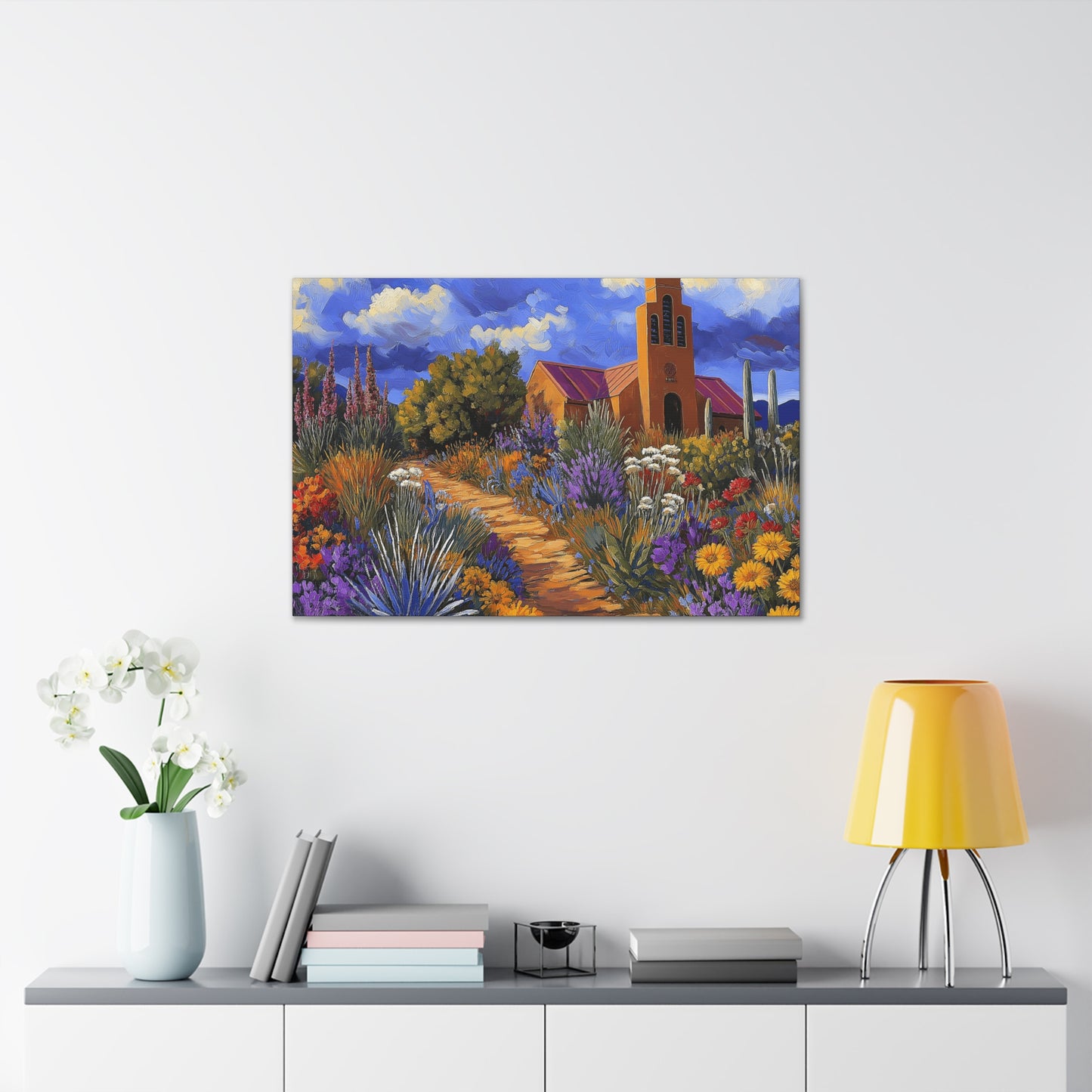 Canvas Prints - Abundance of Colorful Blooms Wall Art