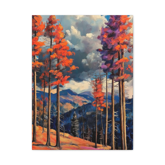 Autumn Landscape Canvas Print – Stunning Forest Wall Art