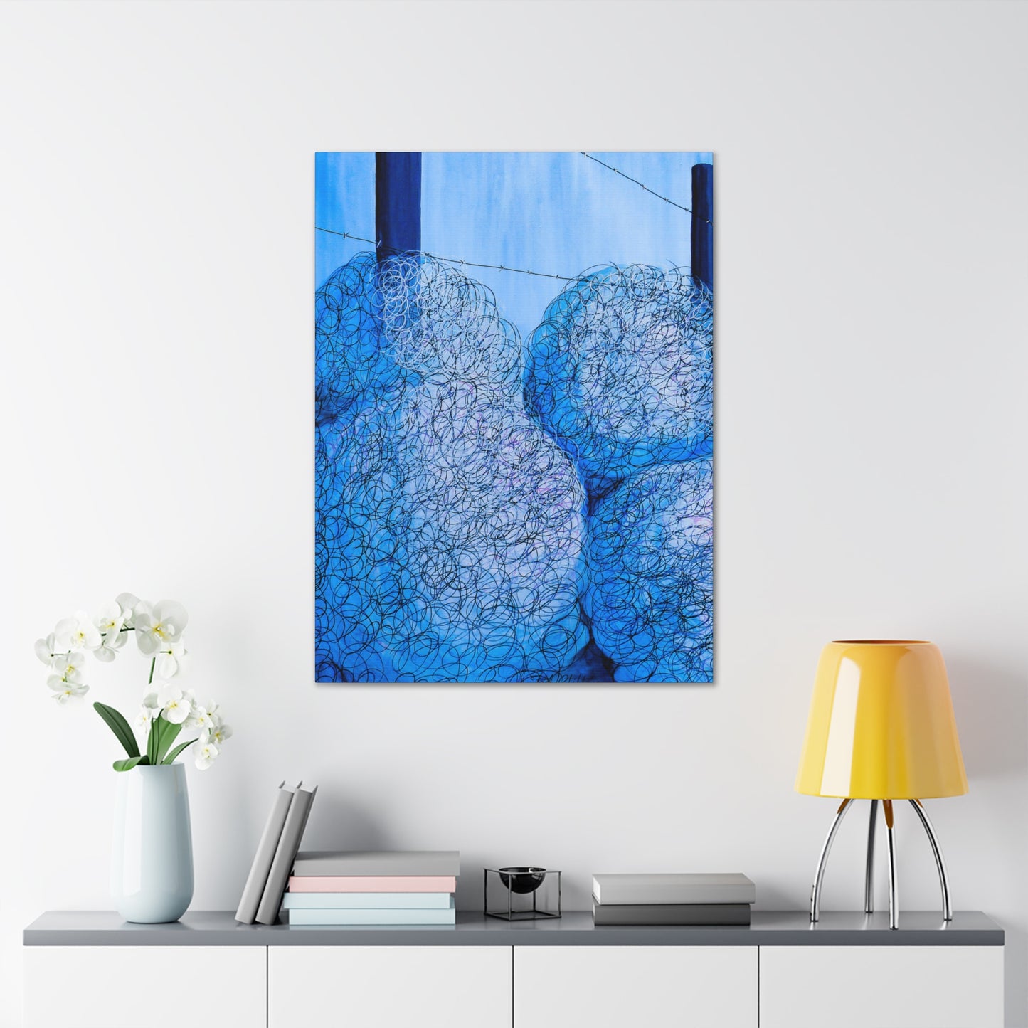 Blue Tumbleweed Canvas Gallery Wraps