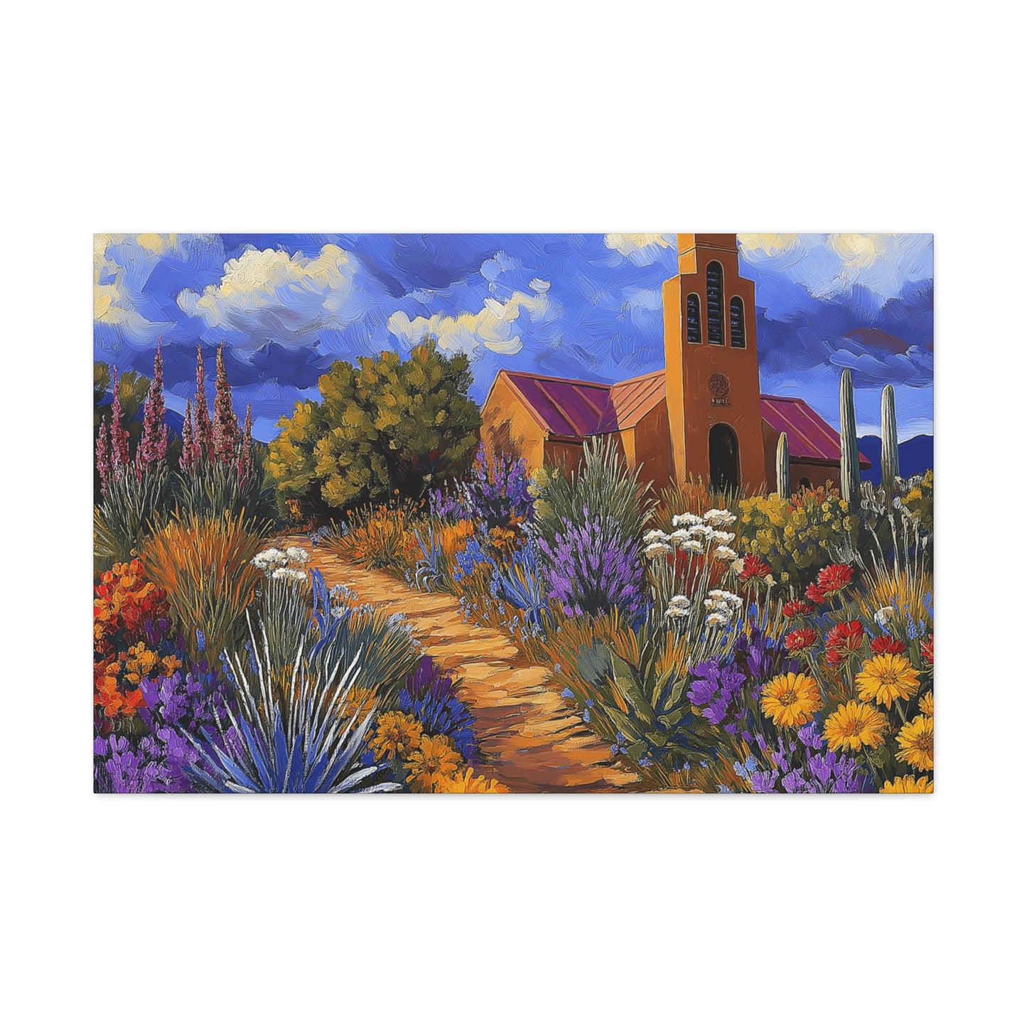 Canvas Prints - Abundance of Colorful Blooms Wall Art