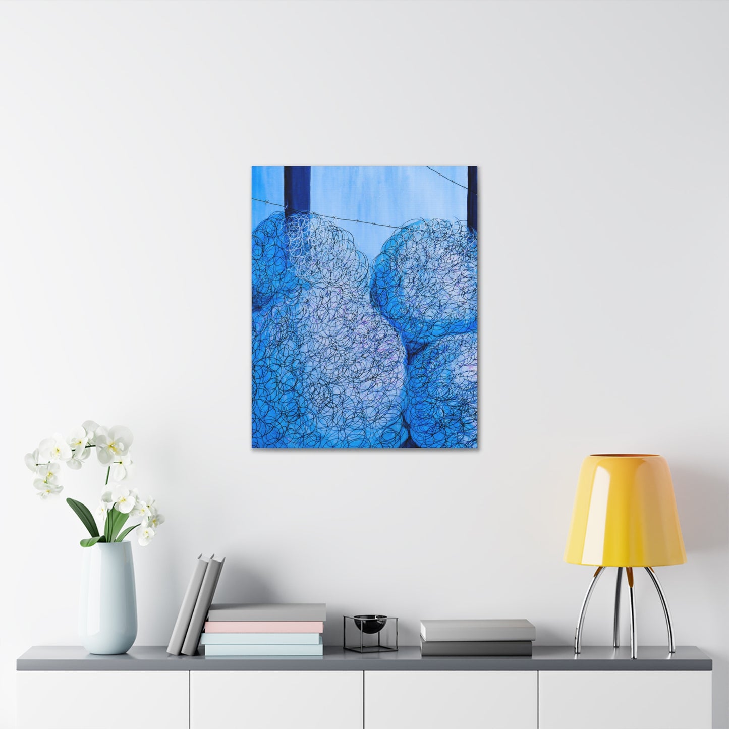 Blue Tumbleweed Canvas Gallery Wraps