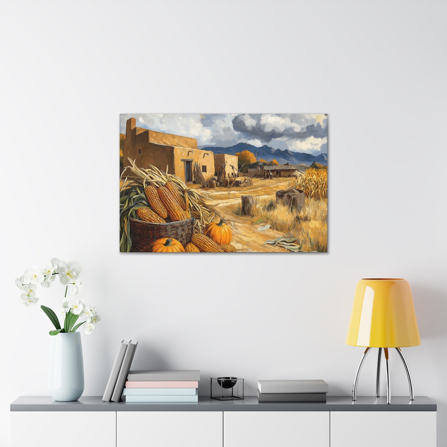 Canvas Gallery Wraps - Village Life Wall Art