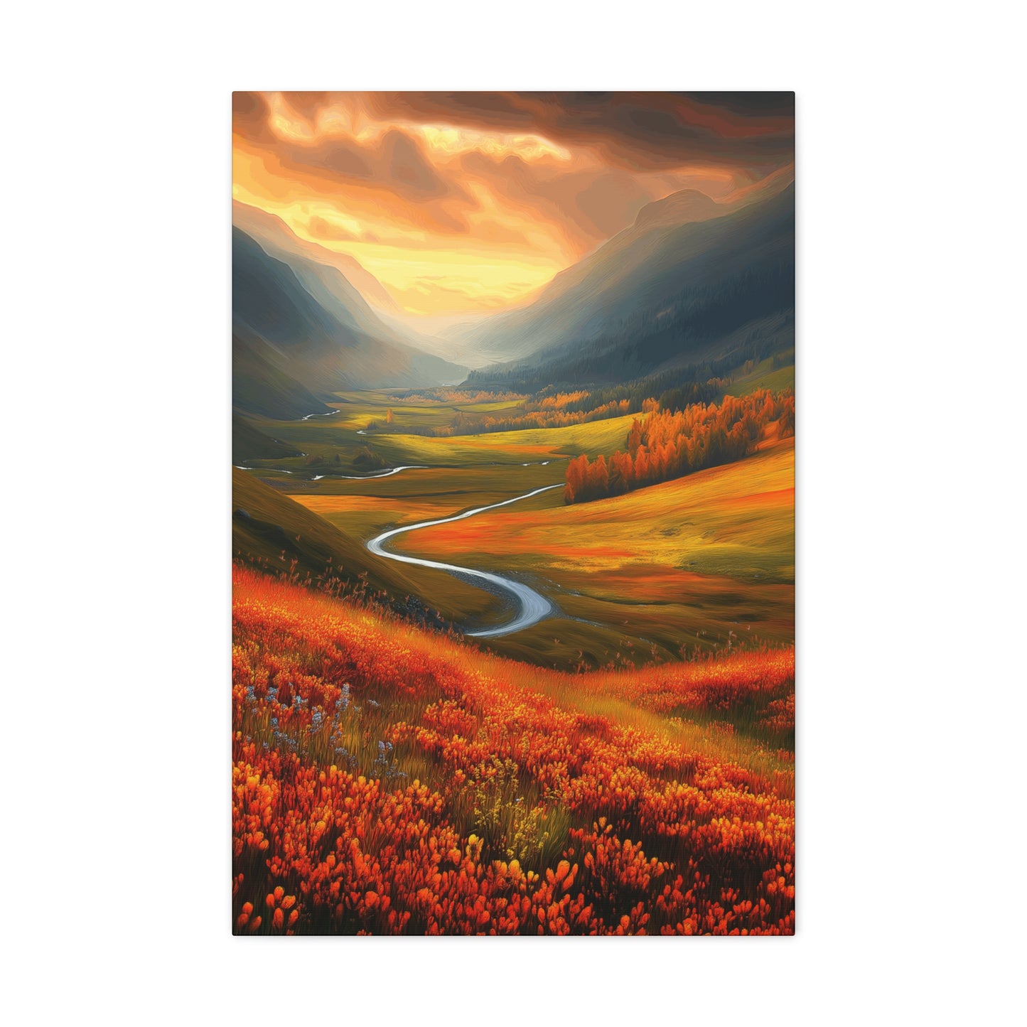 Canvas Gallery Wraps - Rocky Mt Valley #1