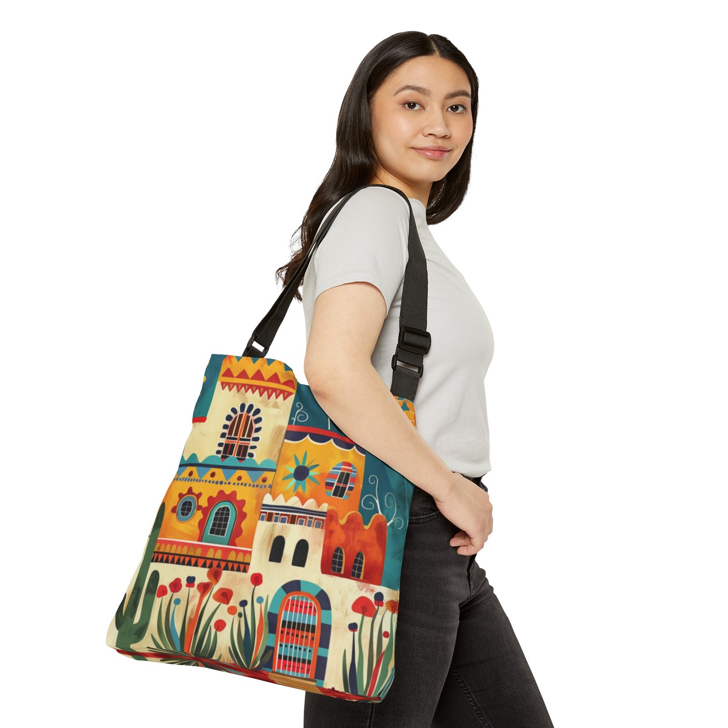 NM Pueblo One Adjustable Tote Bag