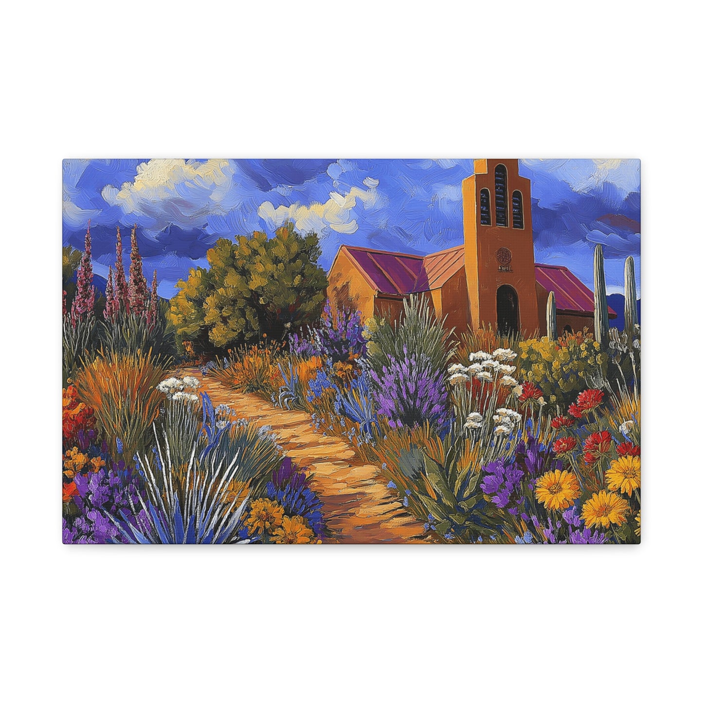 Canvas Prints - Abundance of Colorful Blooms Wall Art