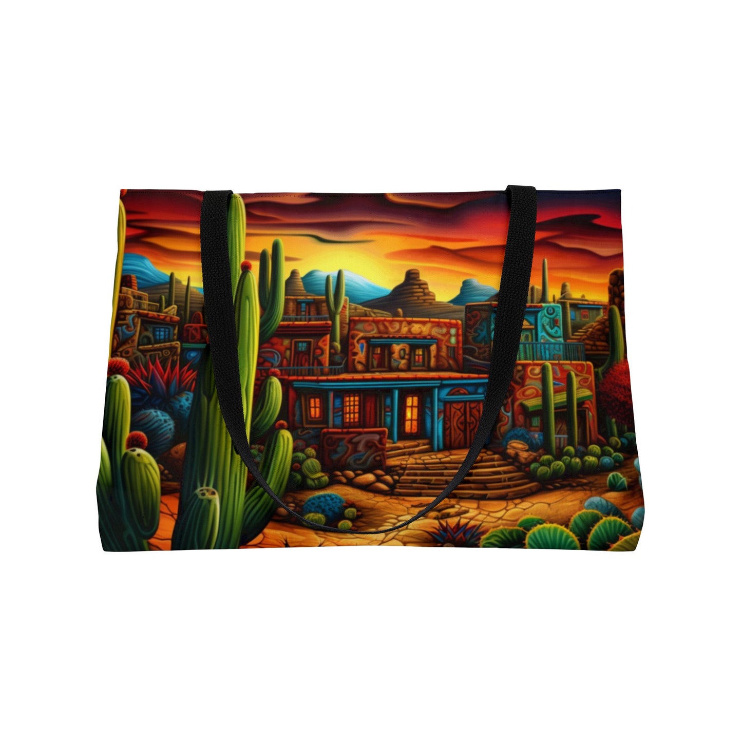 NM Vibrant Weekender Tote Bag