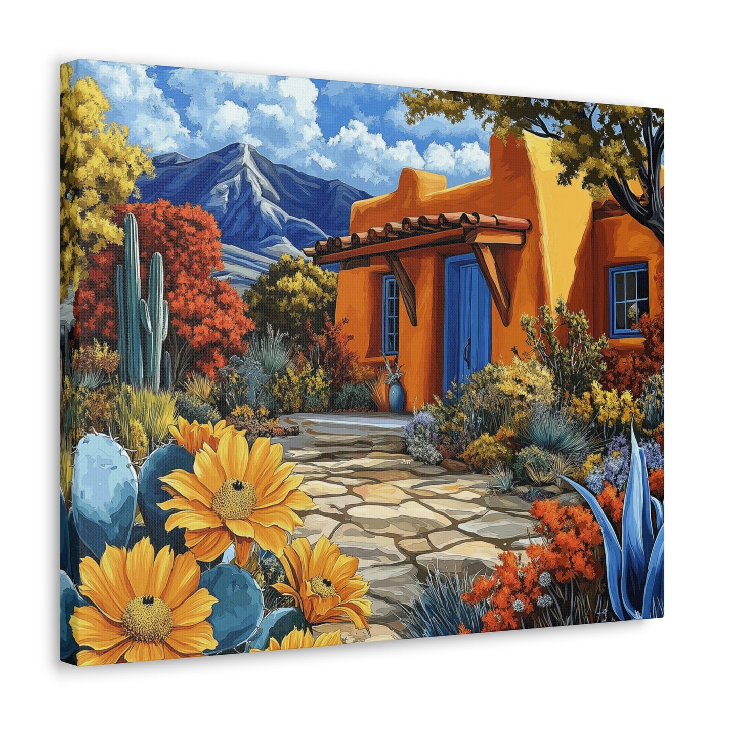 Canvas Gallery Wraps - New Mexico Echoes Casa 16 Wall Decor