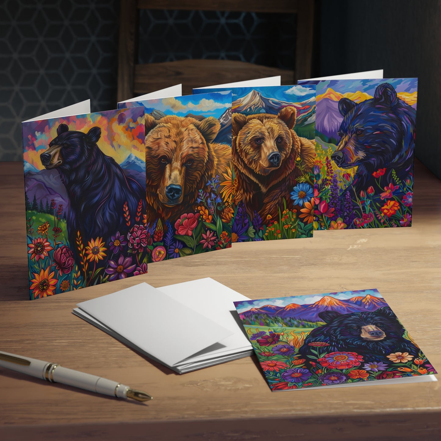 Co Bears Multi-Design Greeting Cards (5-Pack)