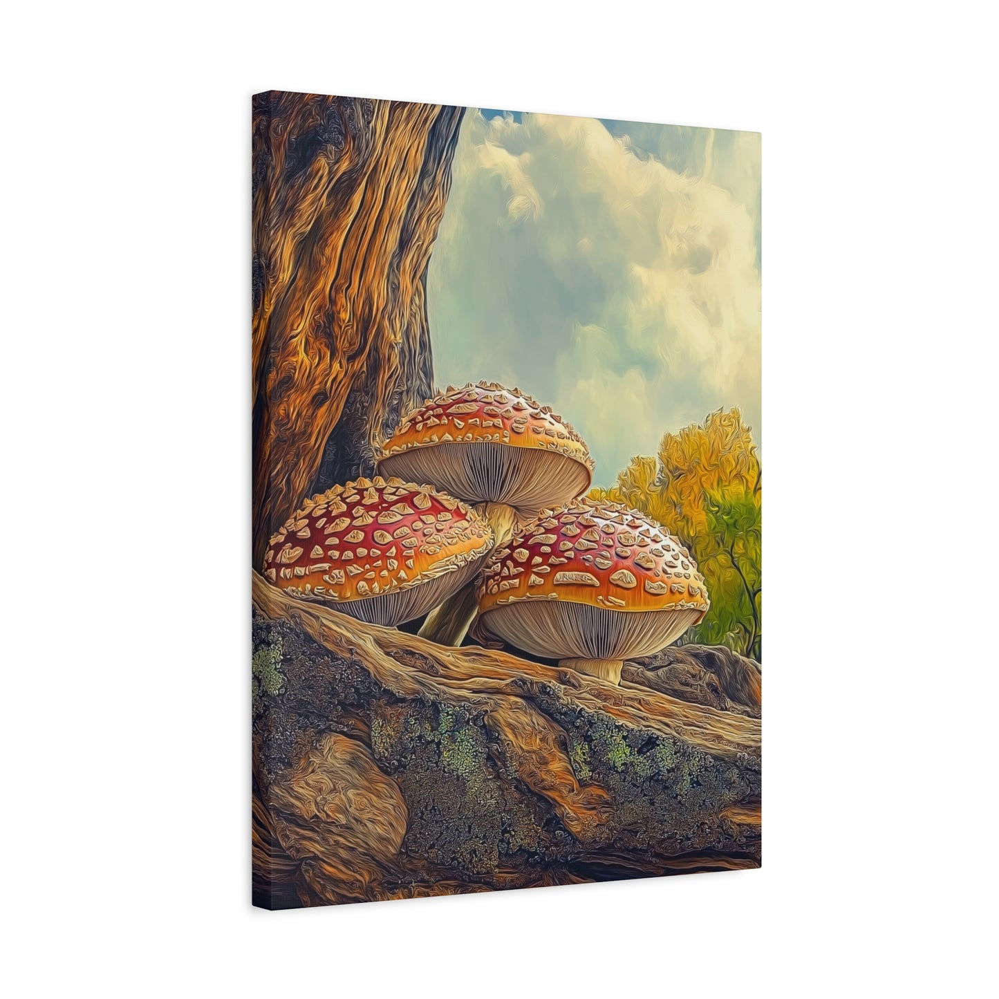 Canvas Print - Red Cap Mushroom Air