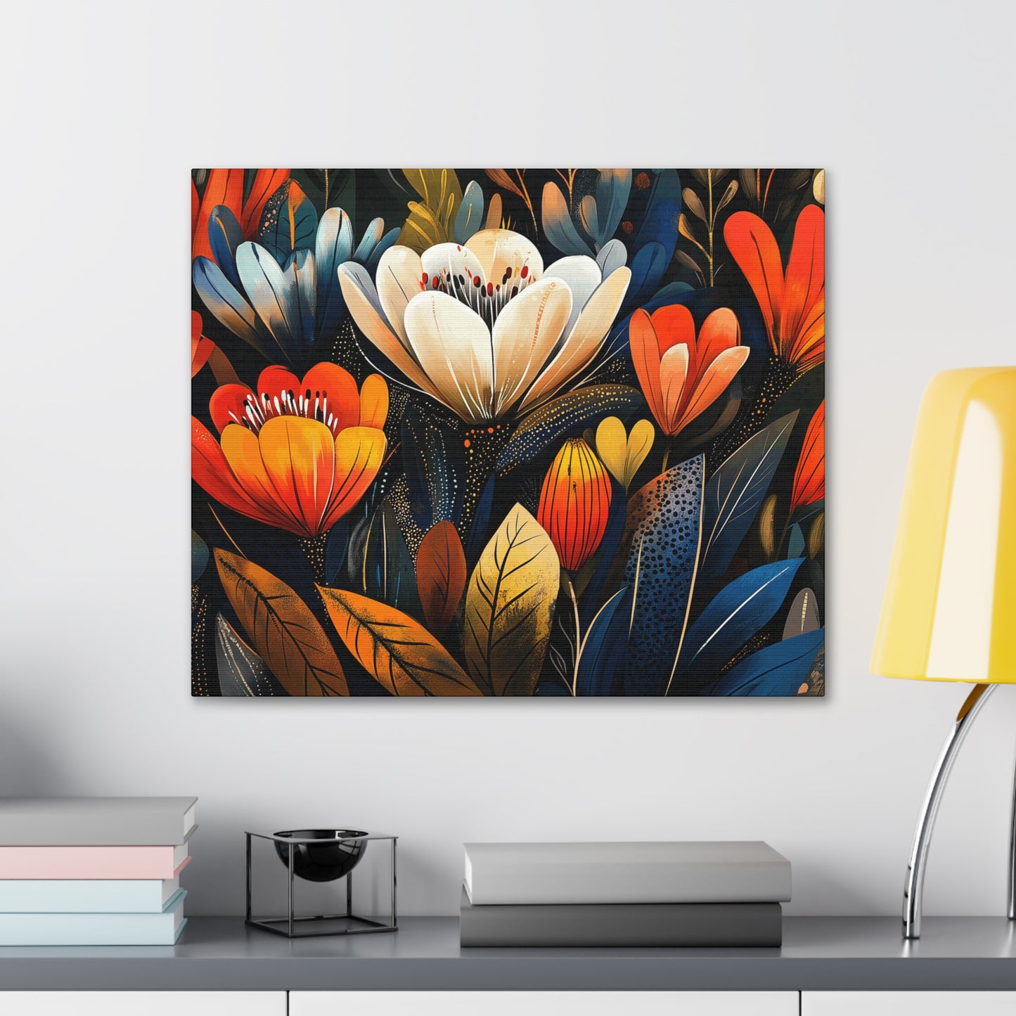 Canvas Gallery Wraps - Wow Cacti Flowers Wall Art