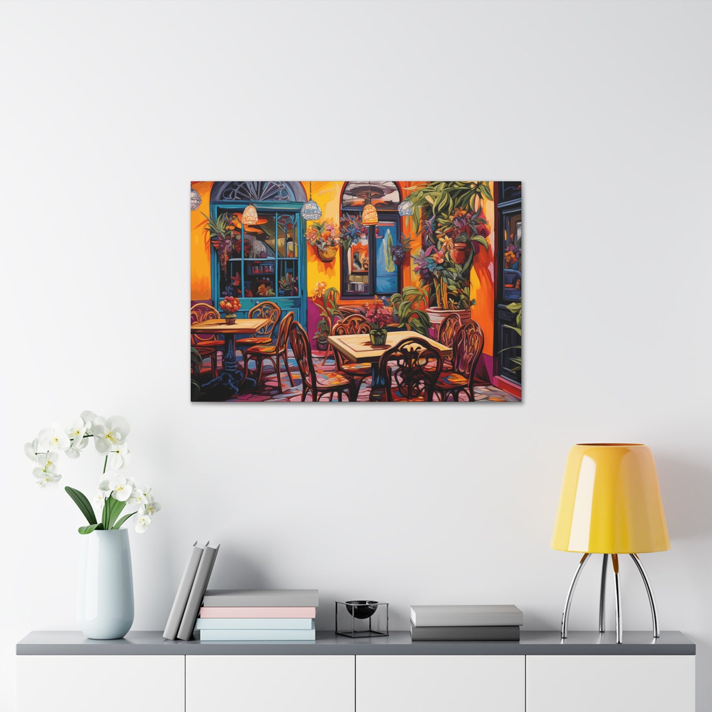 Canvas Gallery Wraps - Colorful Menu Plus Wall Art